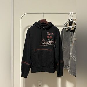 Nike black red hoodie size S